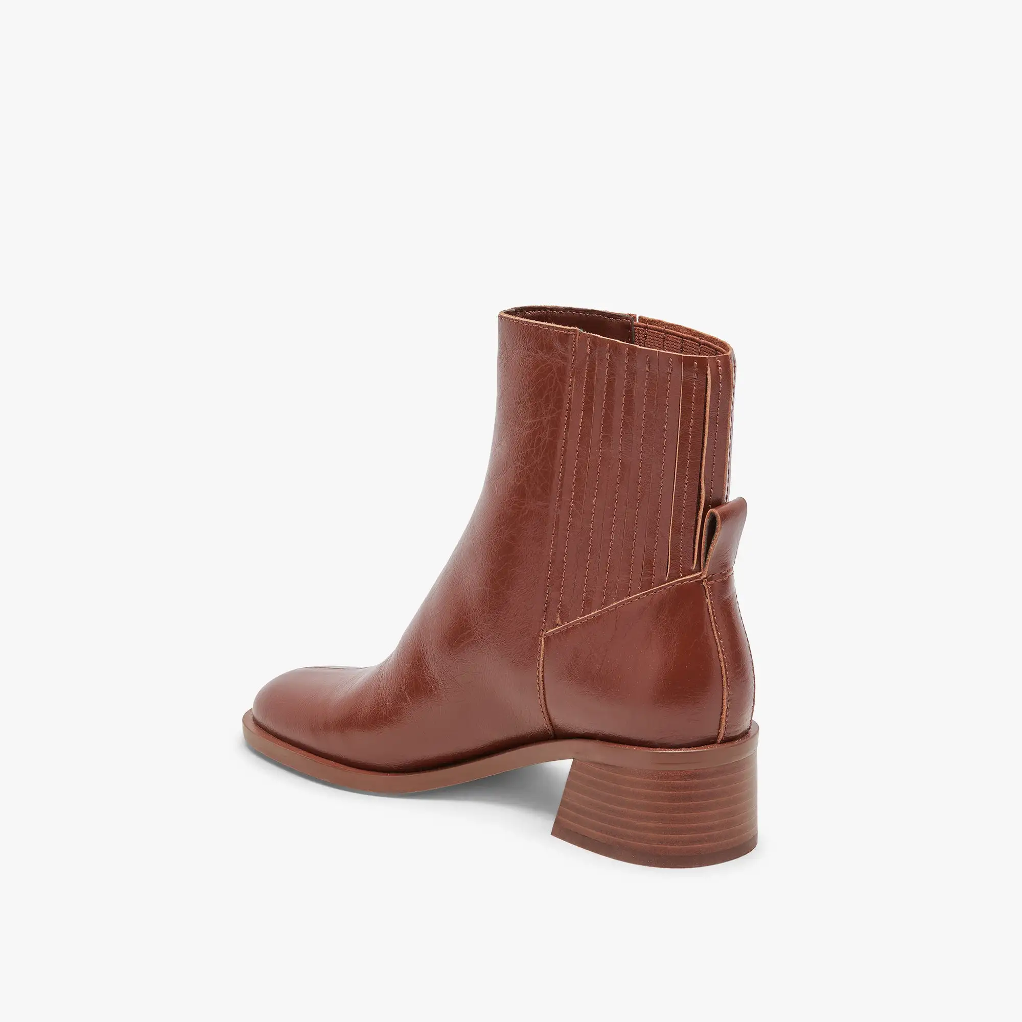 LINNY H2O BOOTS DK BROWN CRINKLE PATENT