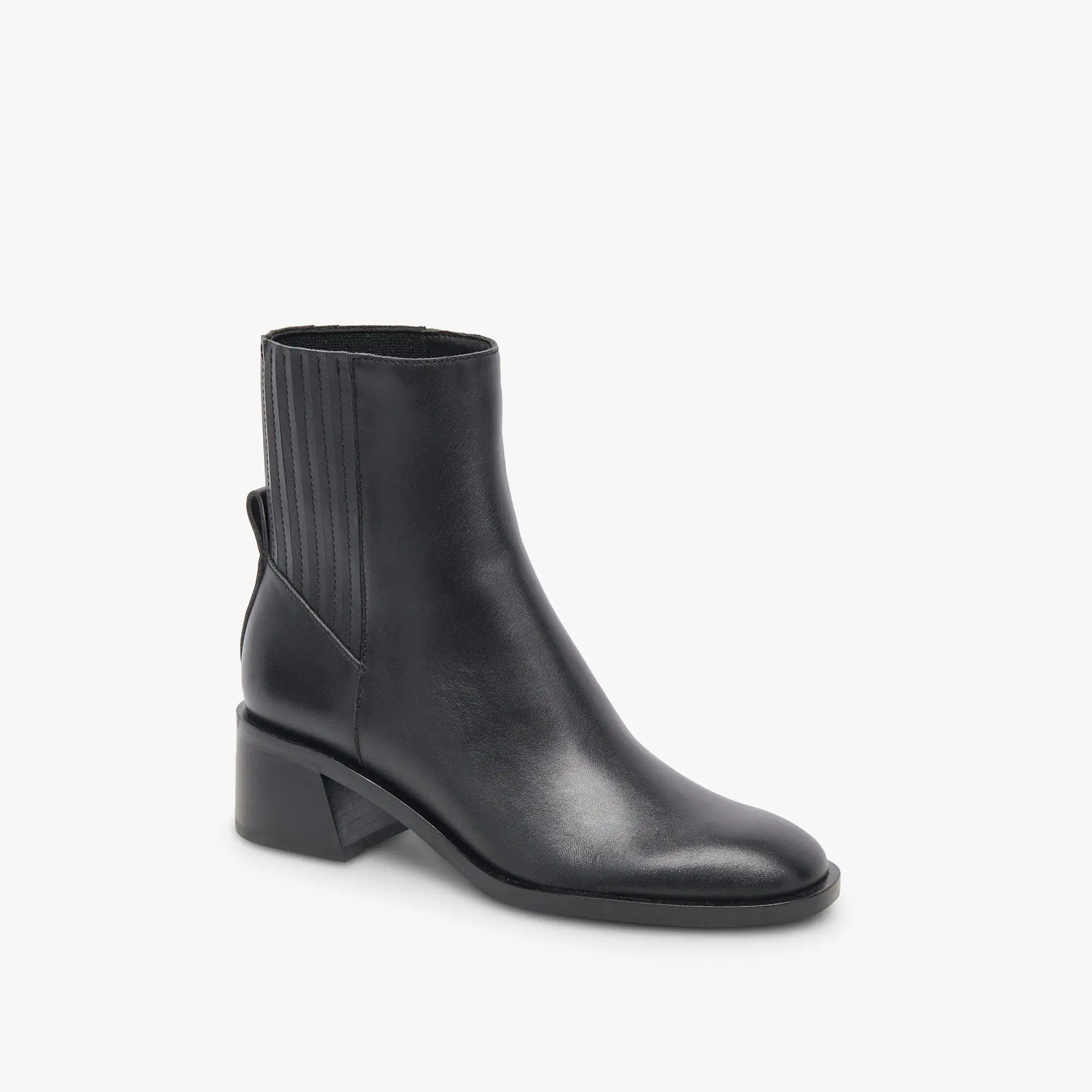 LINNY H2O WIDE BOOTS BLACK LEATHER