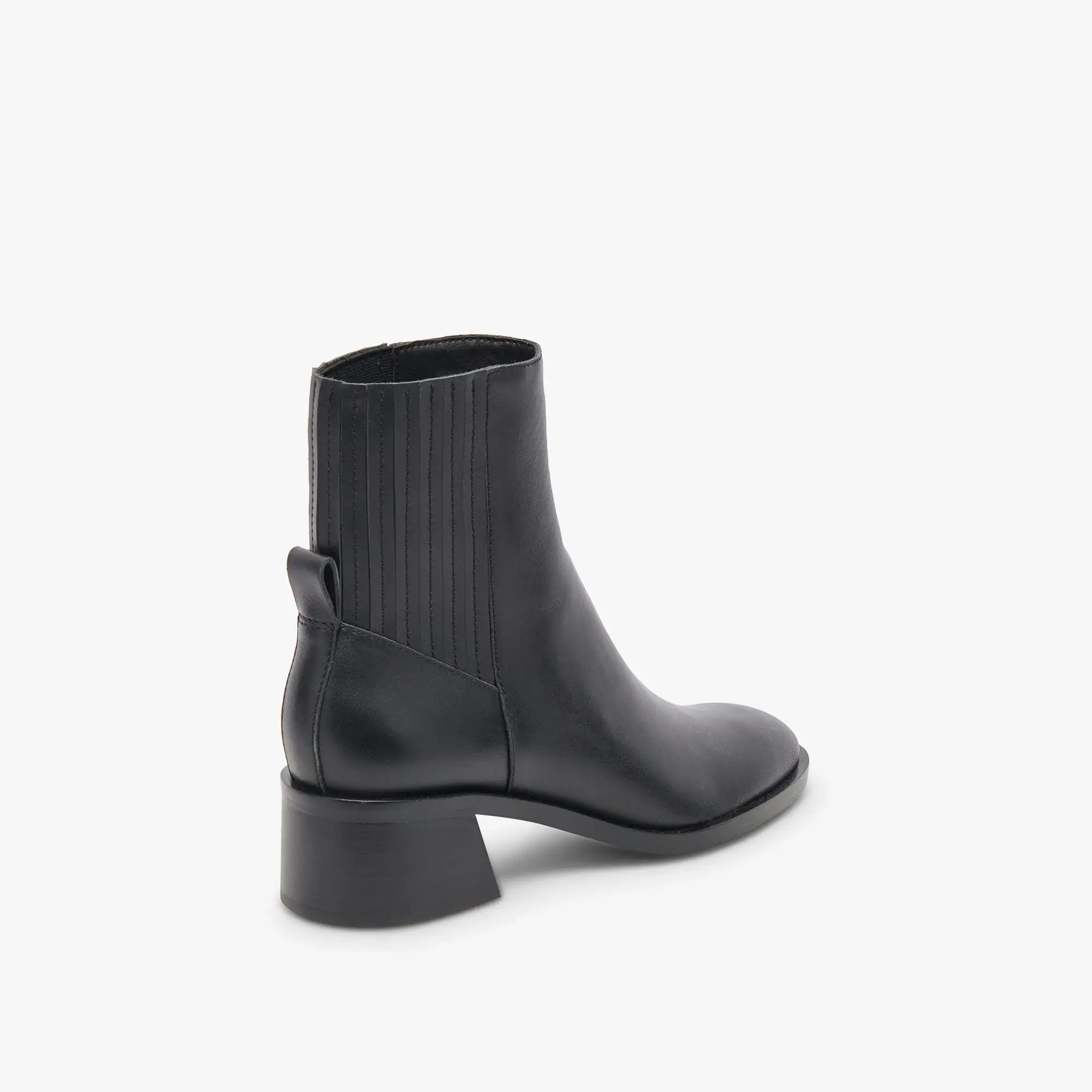 LINNY H2O WIDE BOOTS BLACK LEATHER