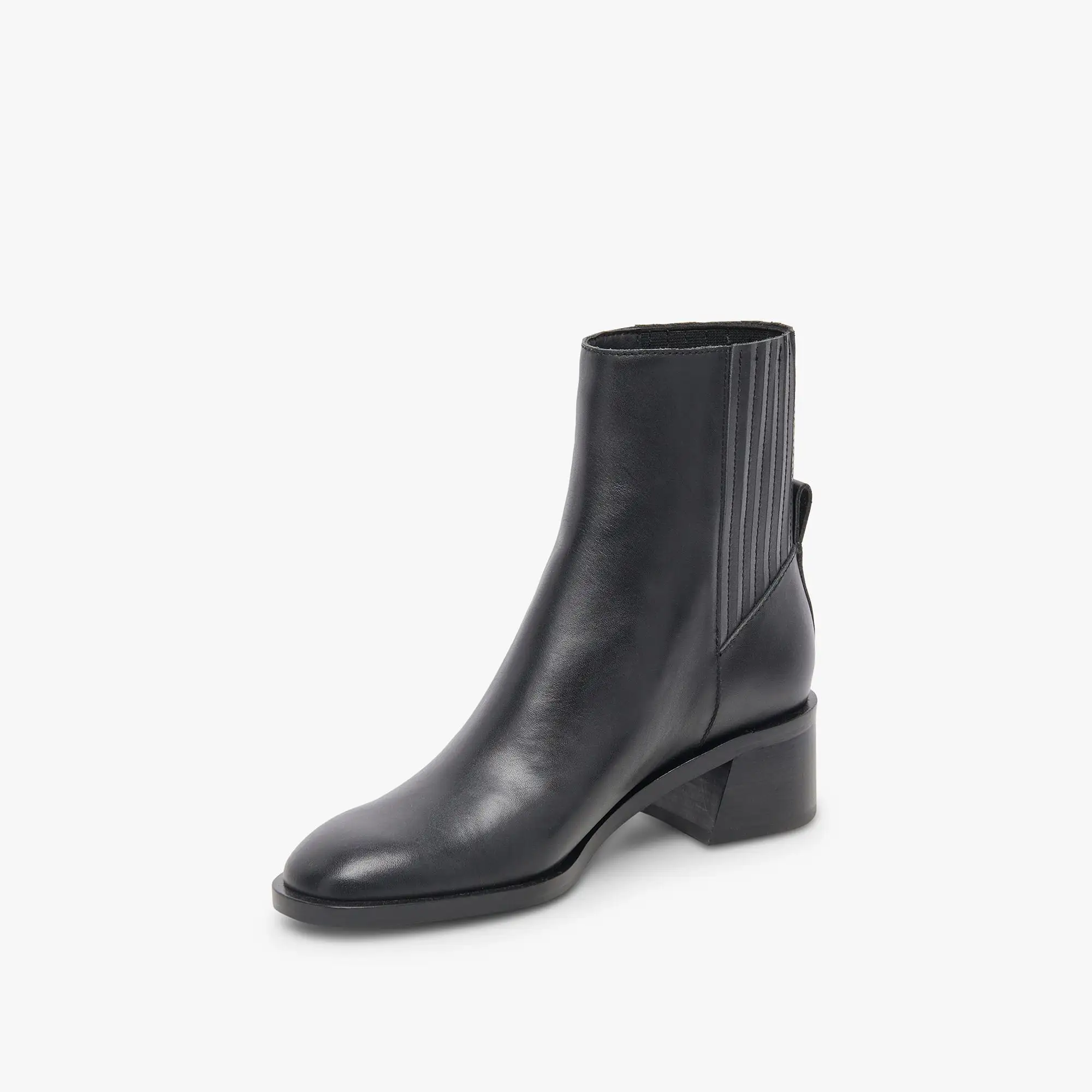 LINNY H2O WIDE BOOTS BLACK LEATHER