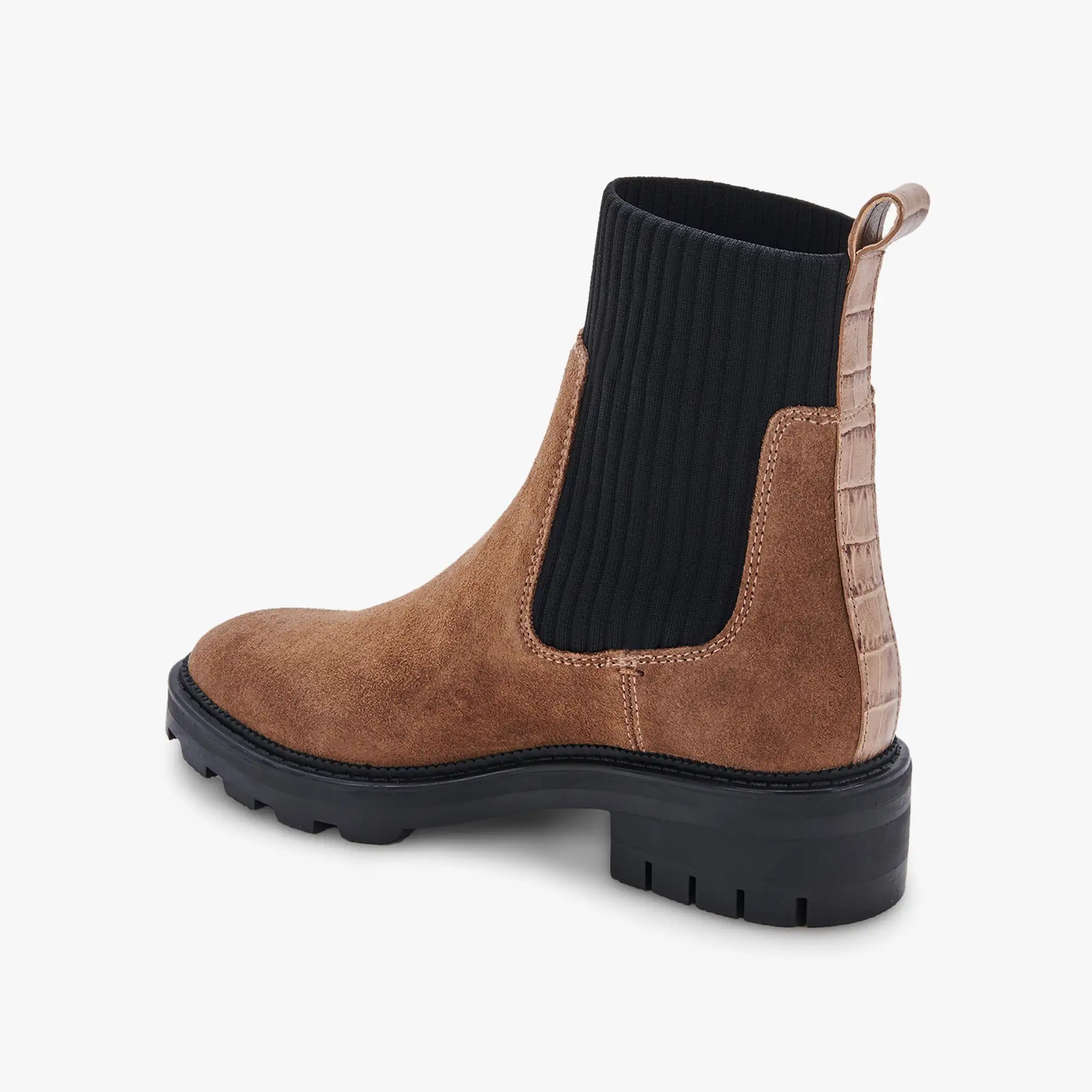 LINZA BOOTS DK BROWN SUEDE re:vita