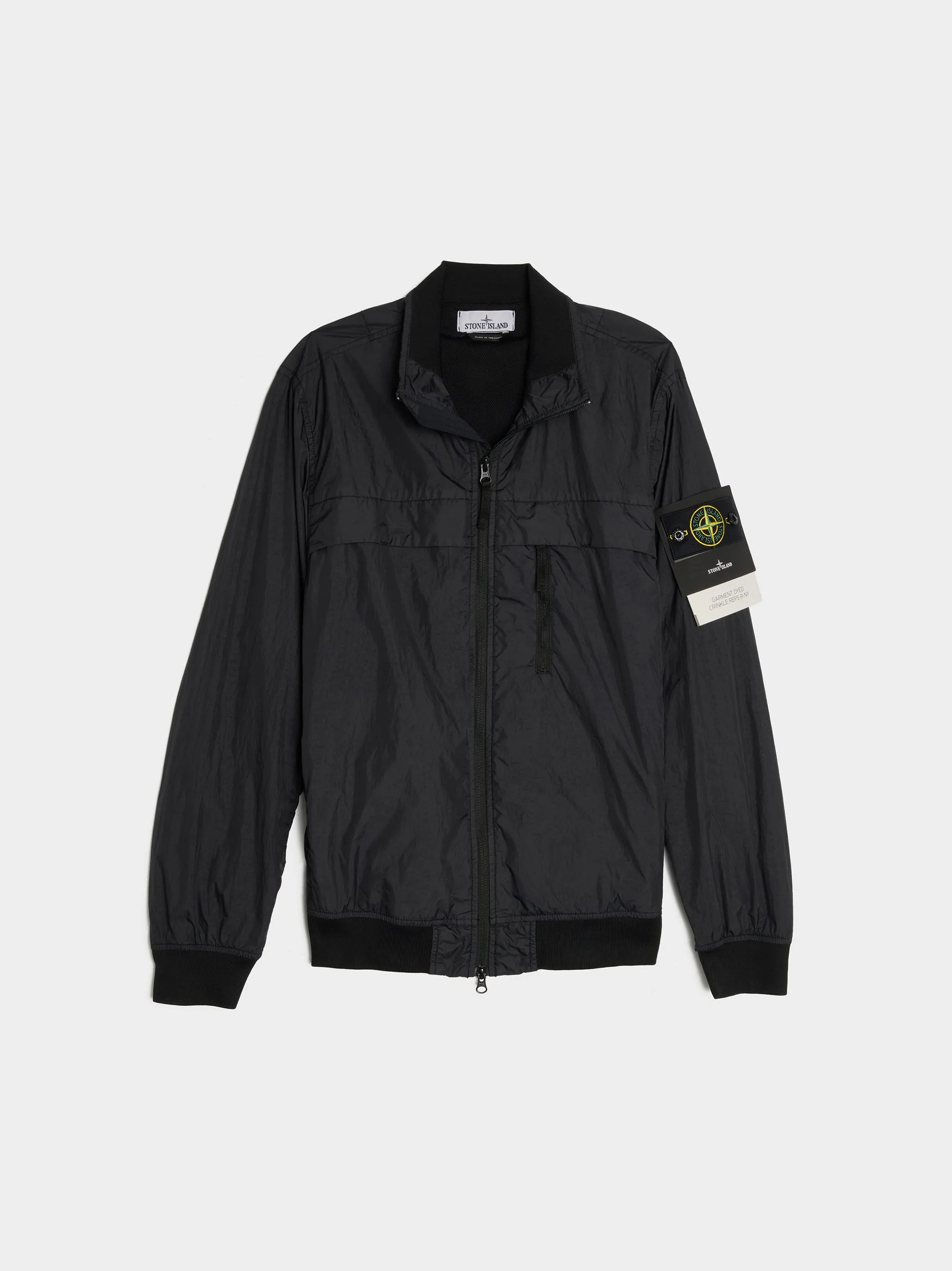 Logo Patch Giubbotto Jacket, Black