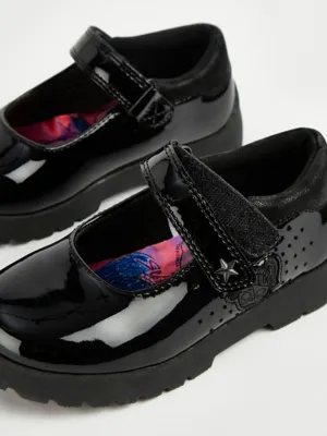 L.O.L. Surprise! Black Light Up Patent T-Bar School Shoes | School | George at ASDA