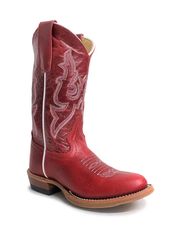 Macie Bean Kids Rodeo Red Boots