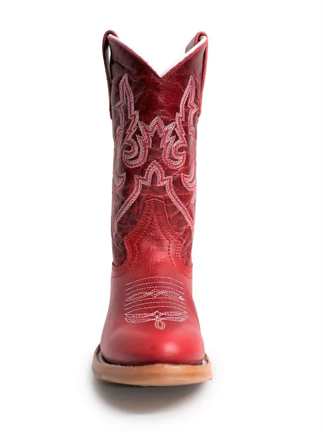 Macie Bean Kids Rodeo Red Boots