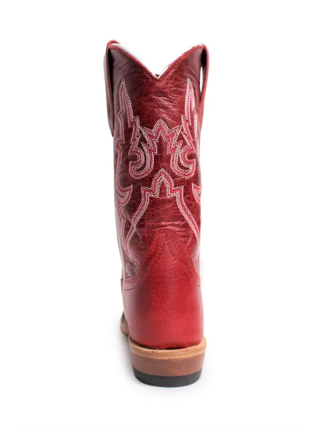 Macie Bean Kids Rodeo Red Boots