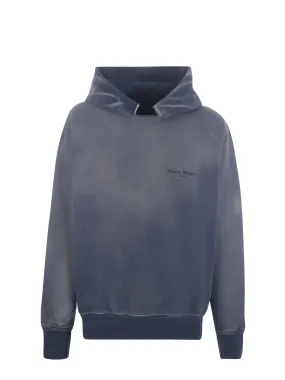 Maison Margiela Logo Detailed Long-Sleeved Hoodie