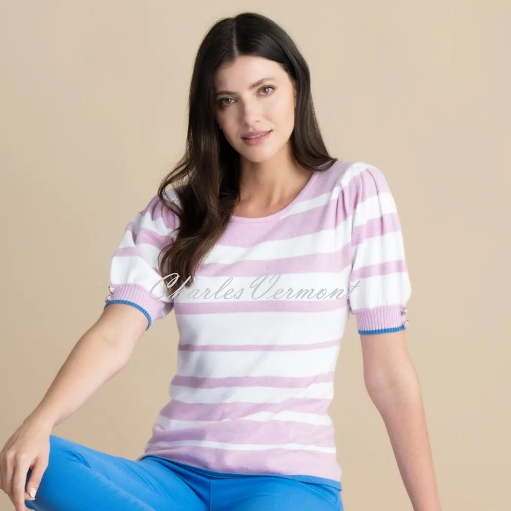 Marble Striped Sweater Top - Style 7016-203