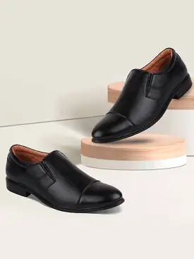 Men Black Formal Slip-On Shoes