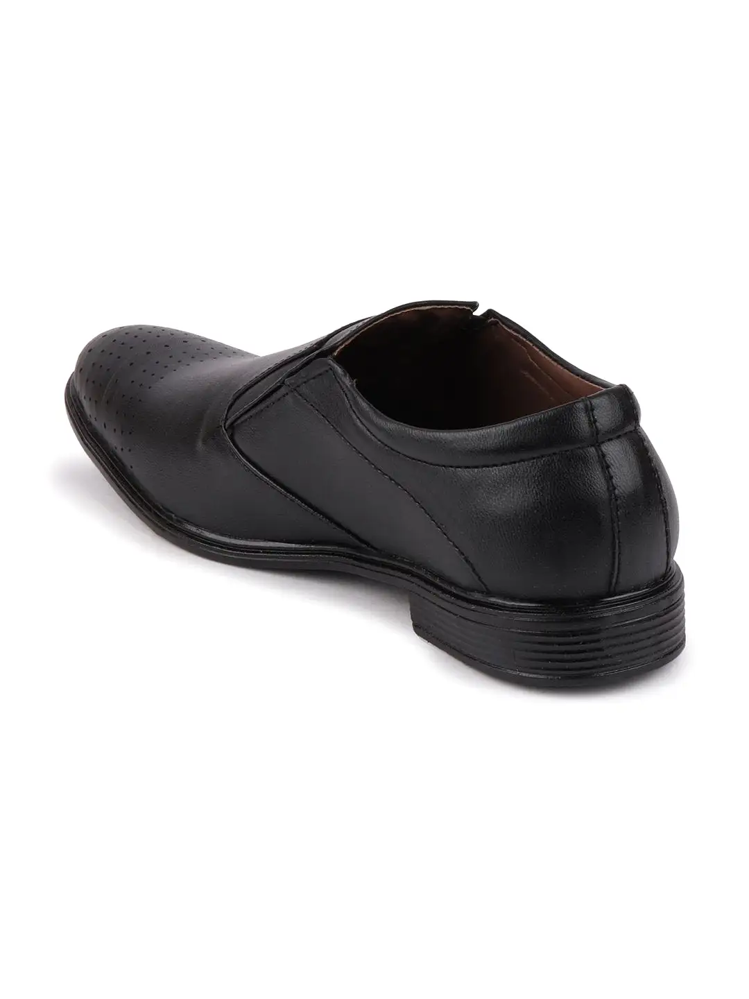 Men Black Formal Slip-On Shoes