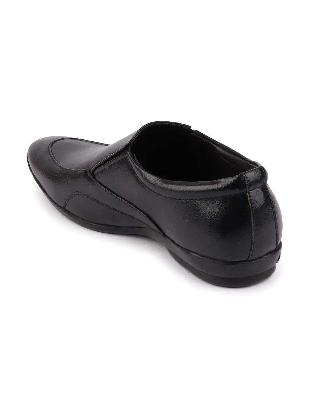 Men Black Formal Slip-On Shoes