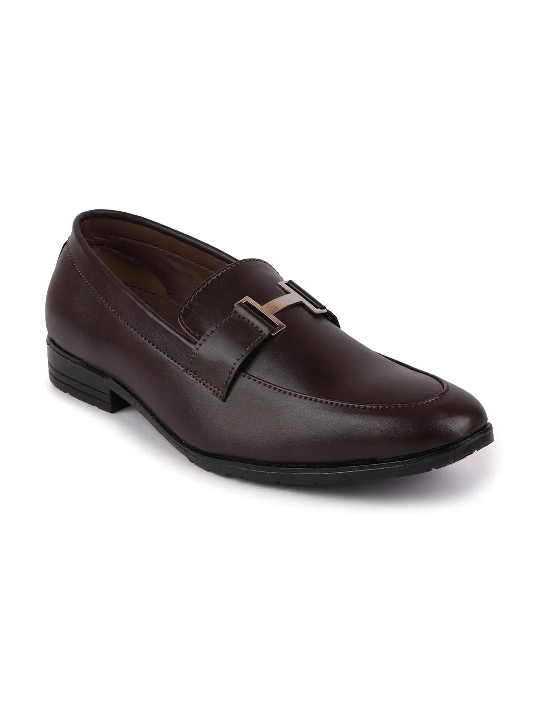 Men Brown Casual Slip-On Shoes