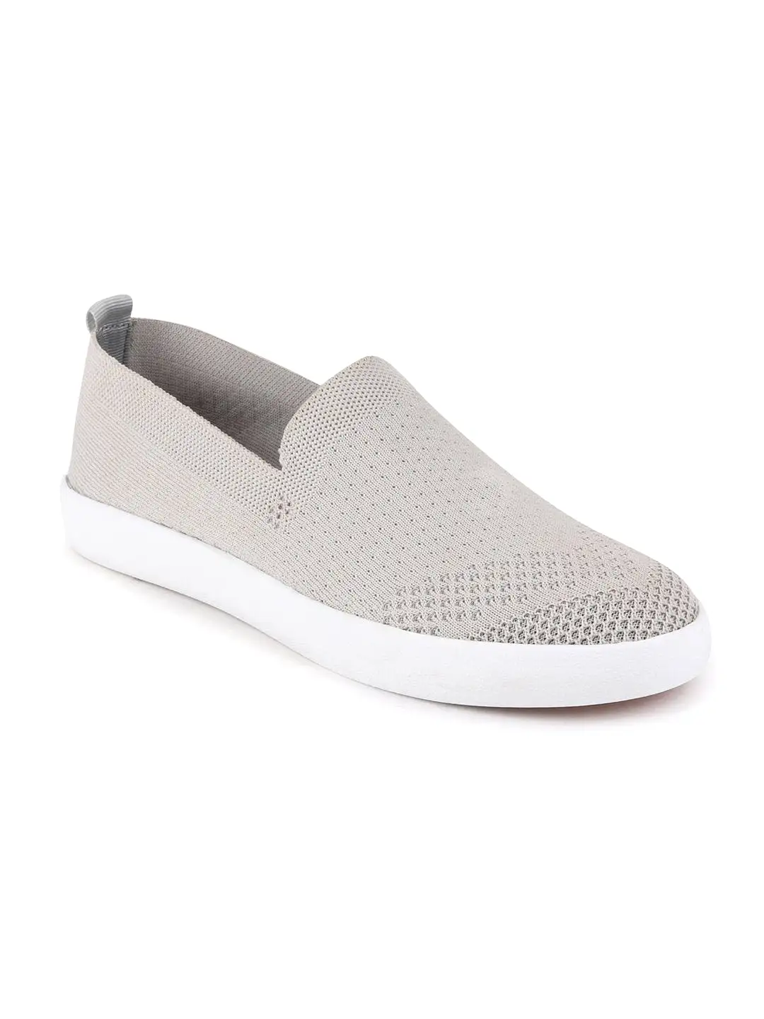 Men Grey Casual Slip-On Shoes