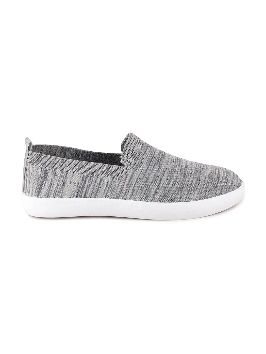 Men Grey Casual Slip-On Shoes