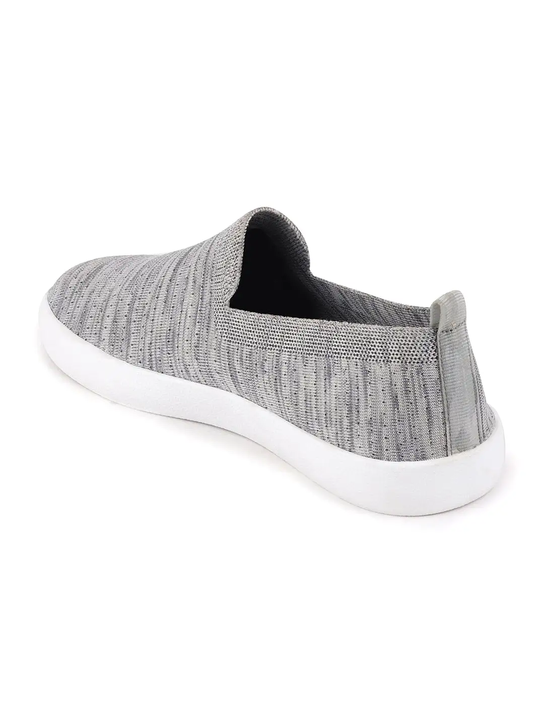 Men Grey Casual Slip-On Shoes