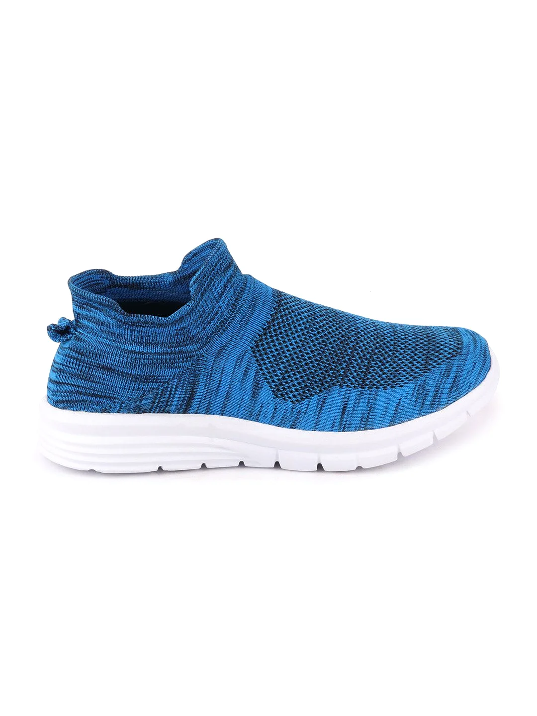 Men Sky Blue Sports Slip-On Walking Shoes