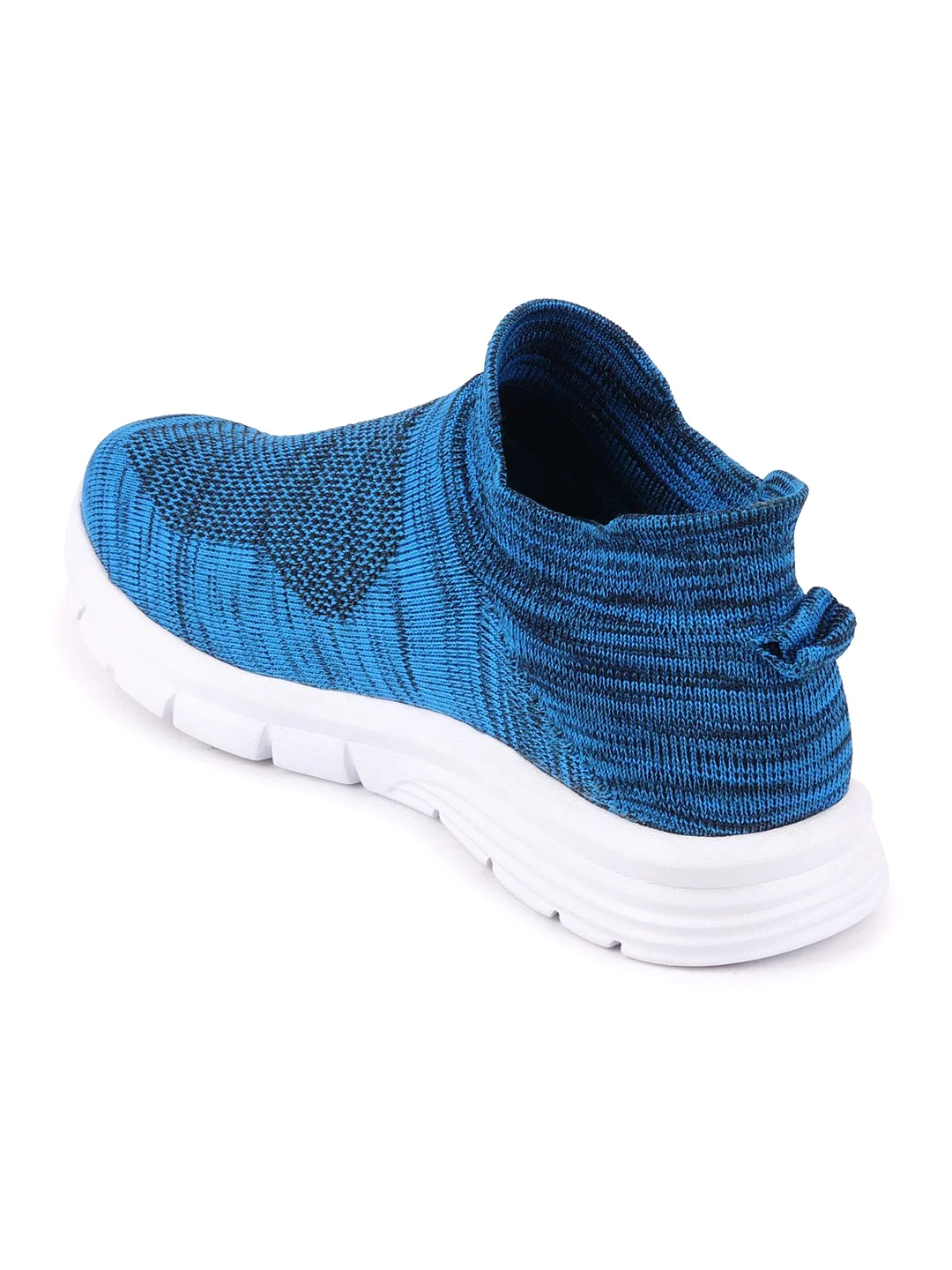 Men Sky Blue Sports Slip-On Walking Shoes