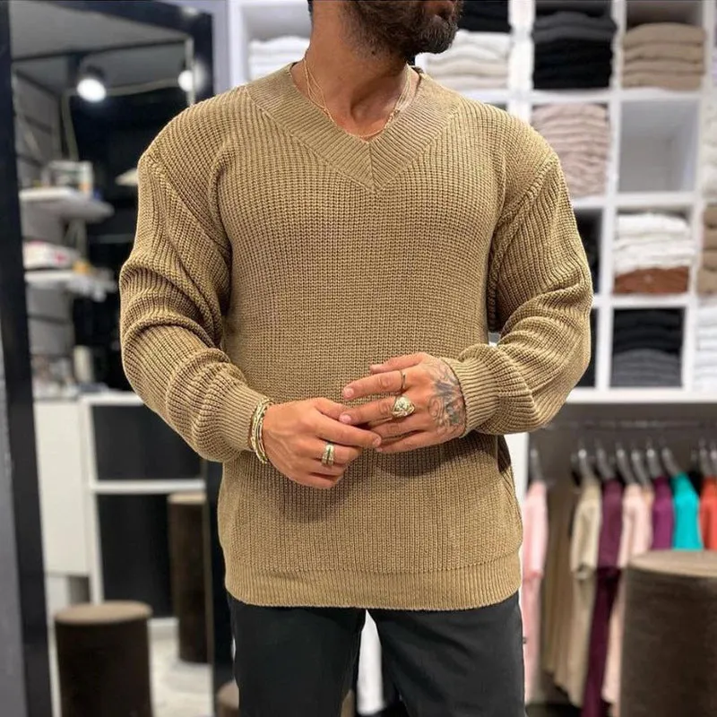 Men's Long-sleeved Sweater