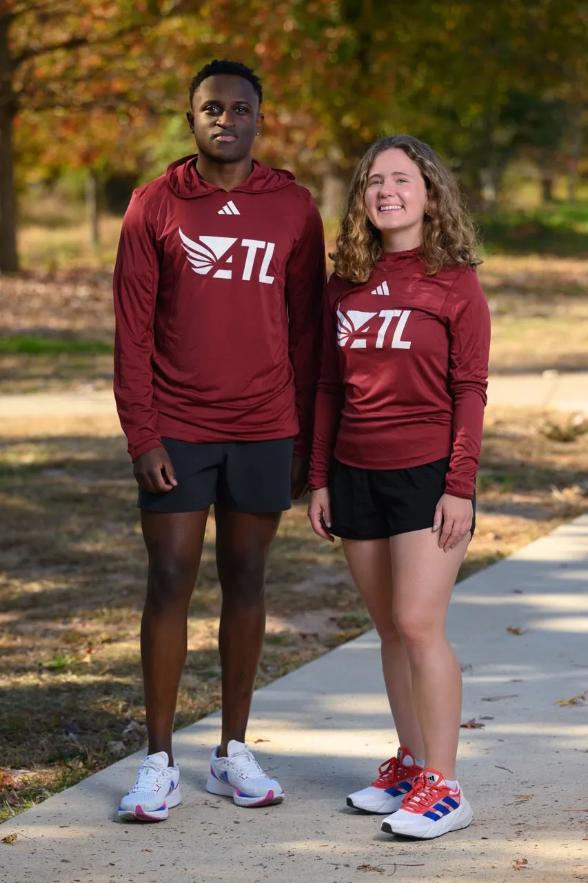 Men's LS Lightweight Hoodie - Burgundy