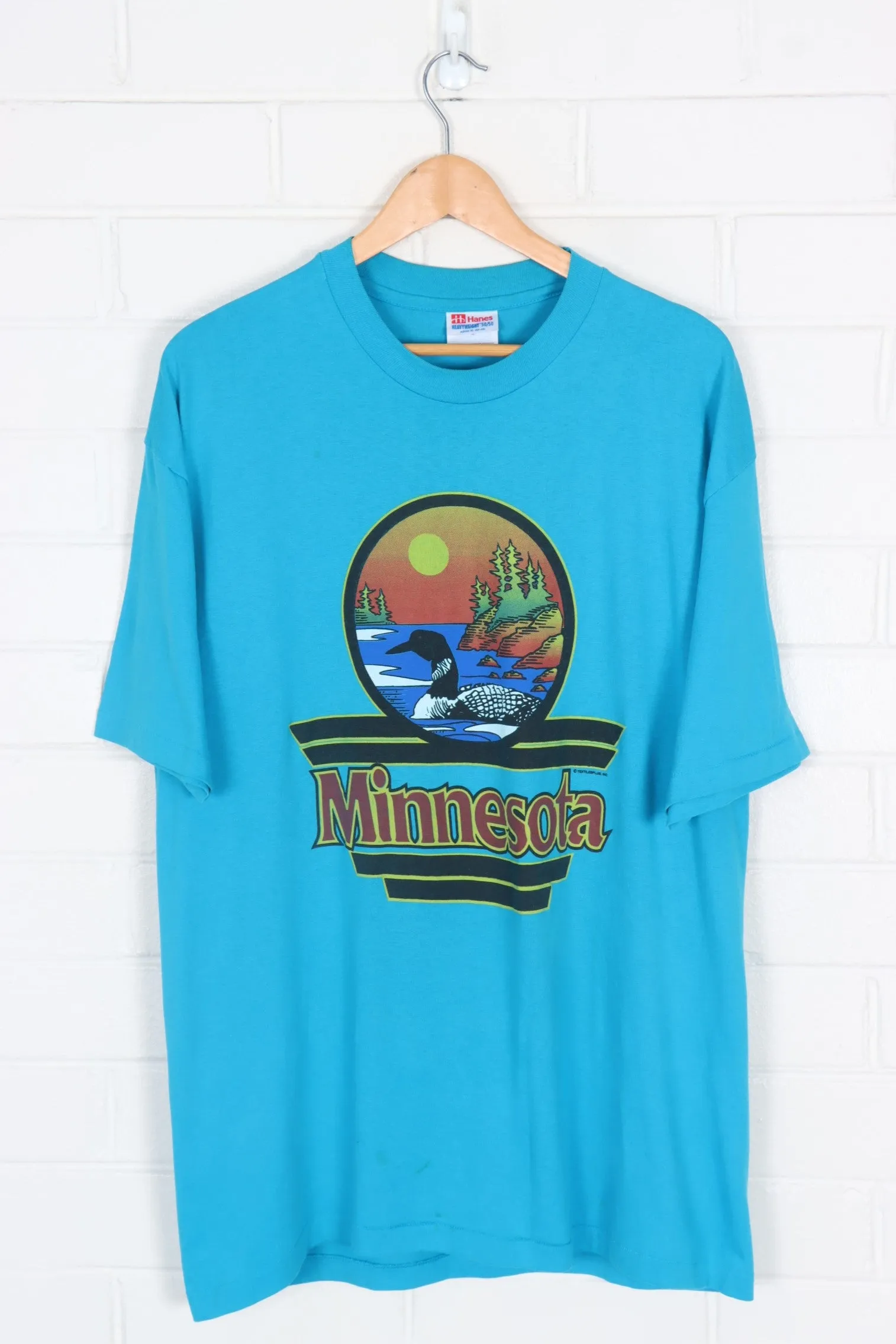 Minnesota Blue Duck Landscape Destination 50/50 Tee (L)