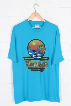 Minnesota Blue Duck Landscape Destination 50/50 Tee (L)