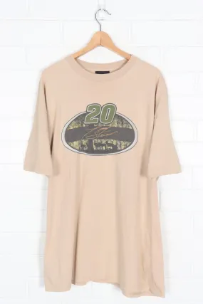 NASCAR Tony Stewart #20 Racing Beige Tee (XXL)