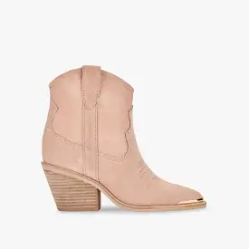 NASHE BOOTIES ROSE SUEDE re:vita