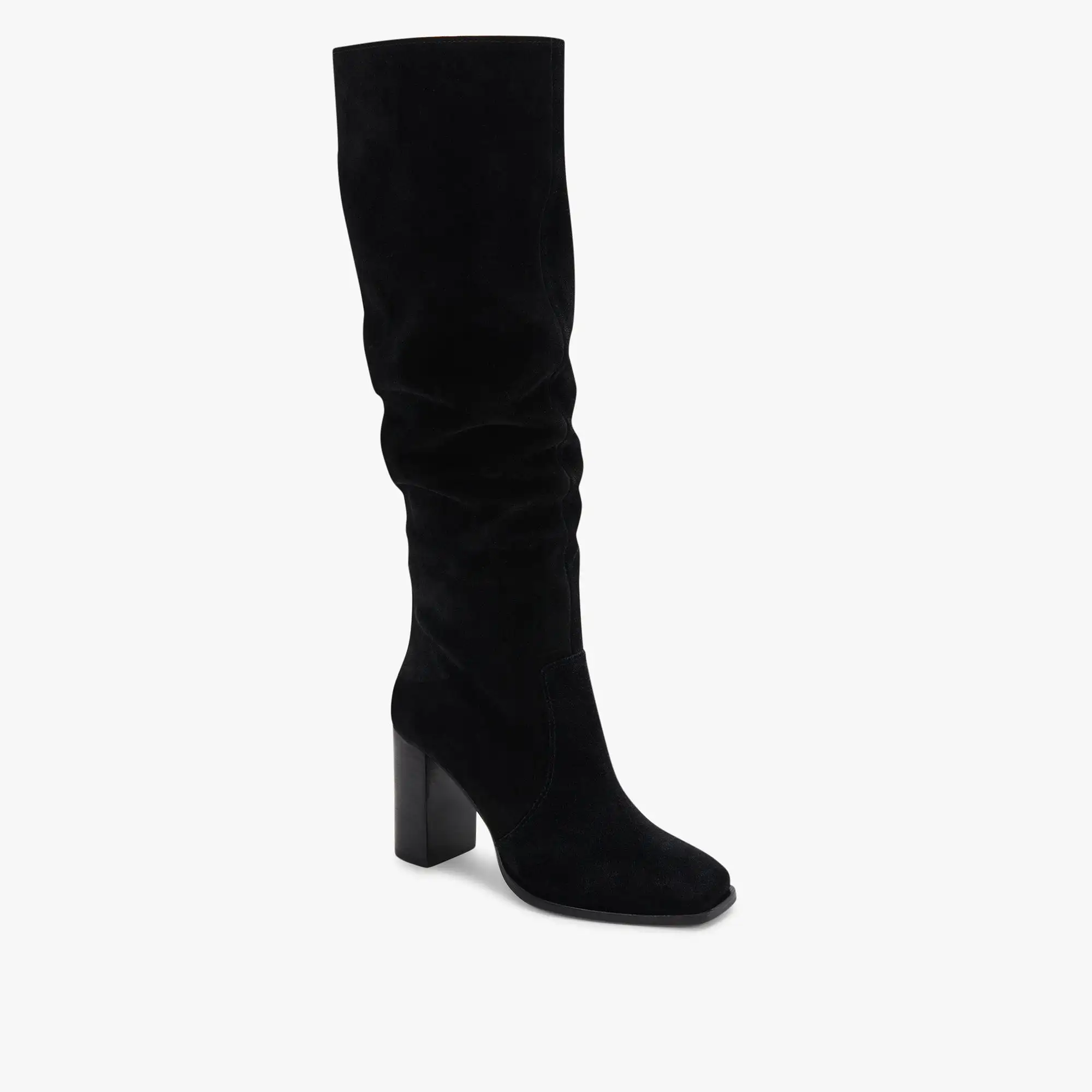 NEKITA BOOTS BLACK SUEDE re:vita