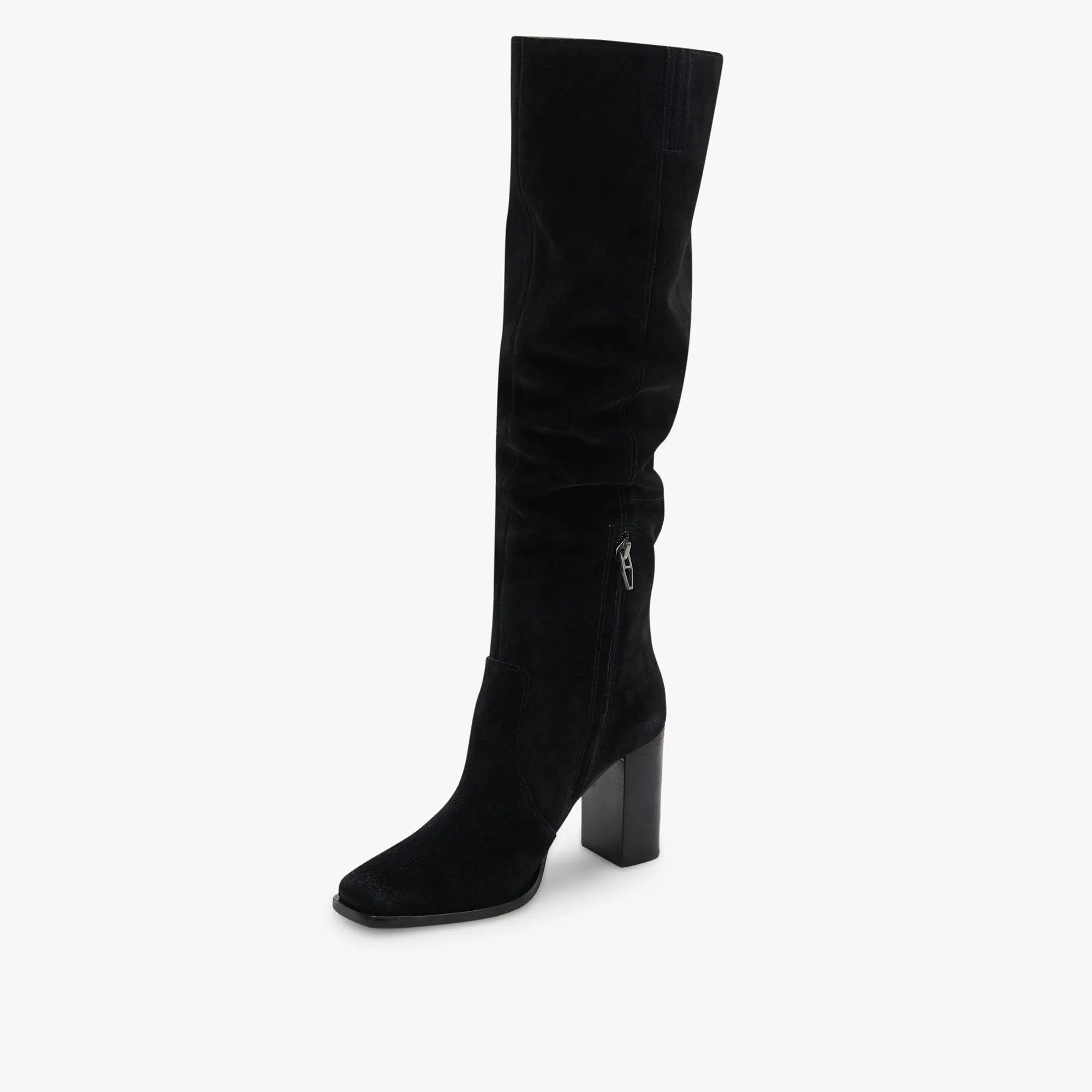 NEKITA BOOTS BLACK SUEDE re:vita