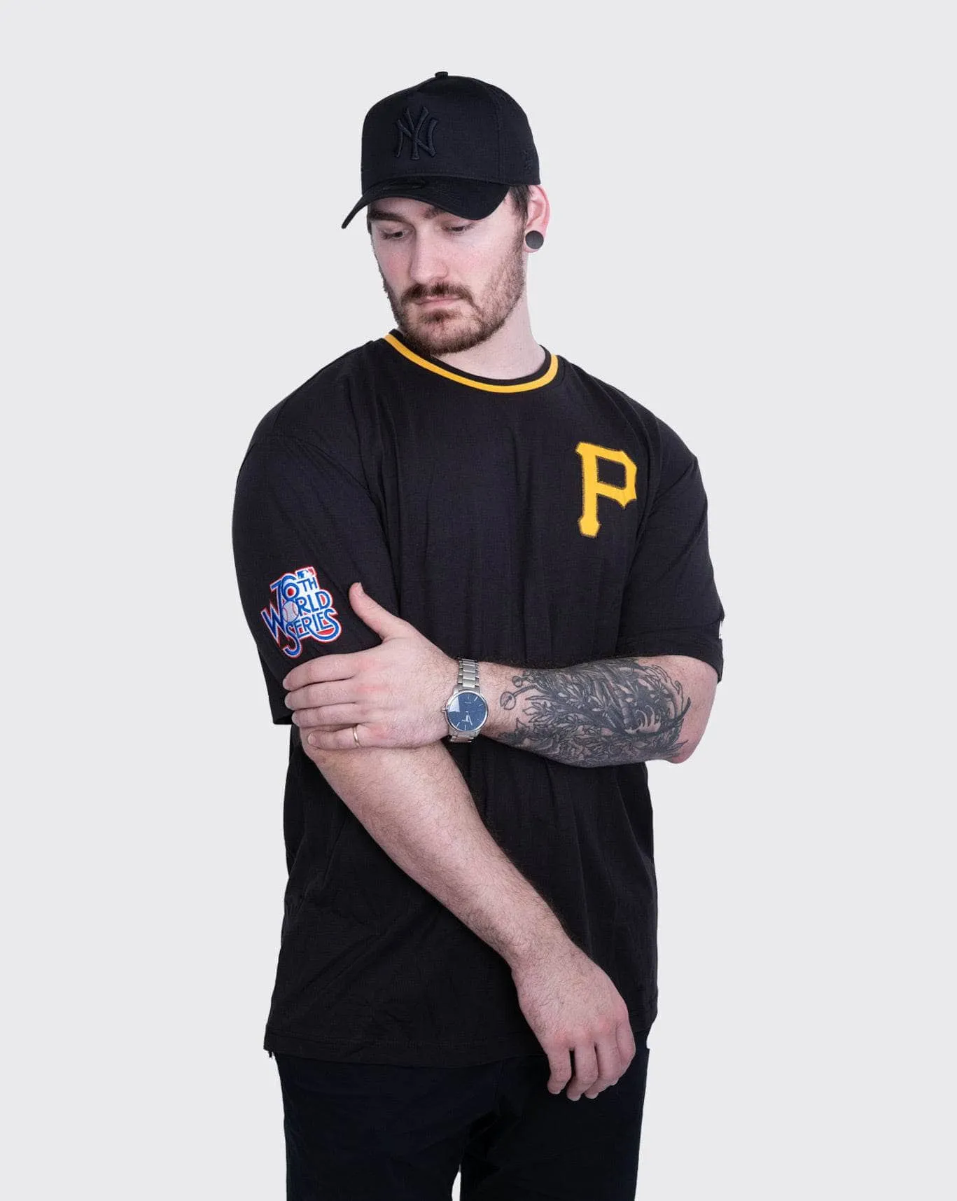 New Era Pittsburgh Pirates Ringer Oversized Tee