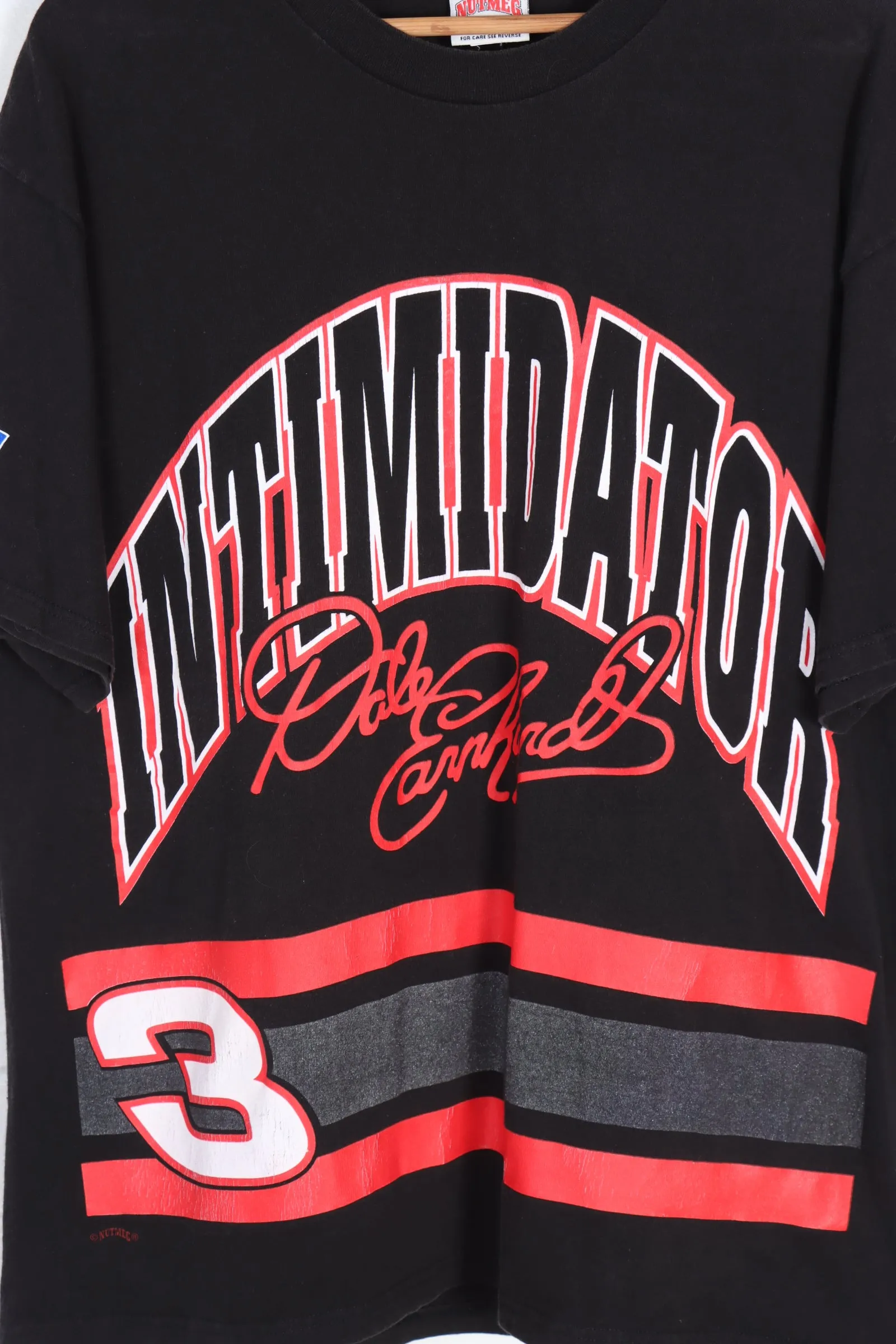 NUTMEG NASCAR 'Intimidator' Dale Earnhardt #3 All Over Tee (XL)