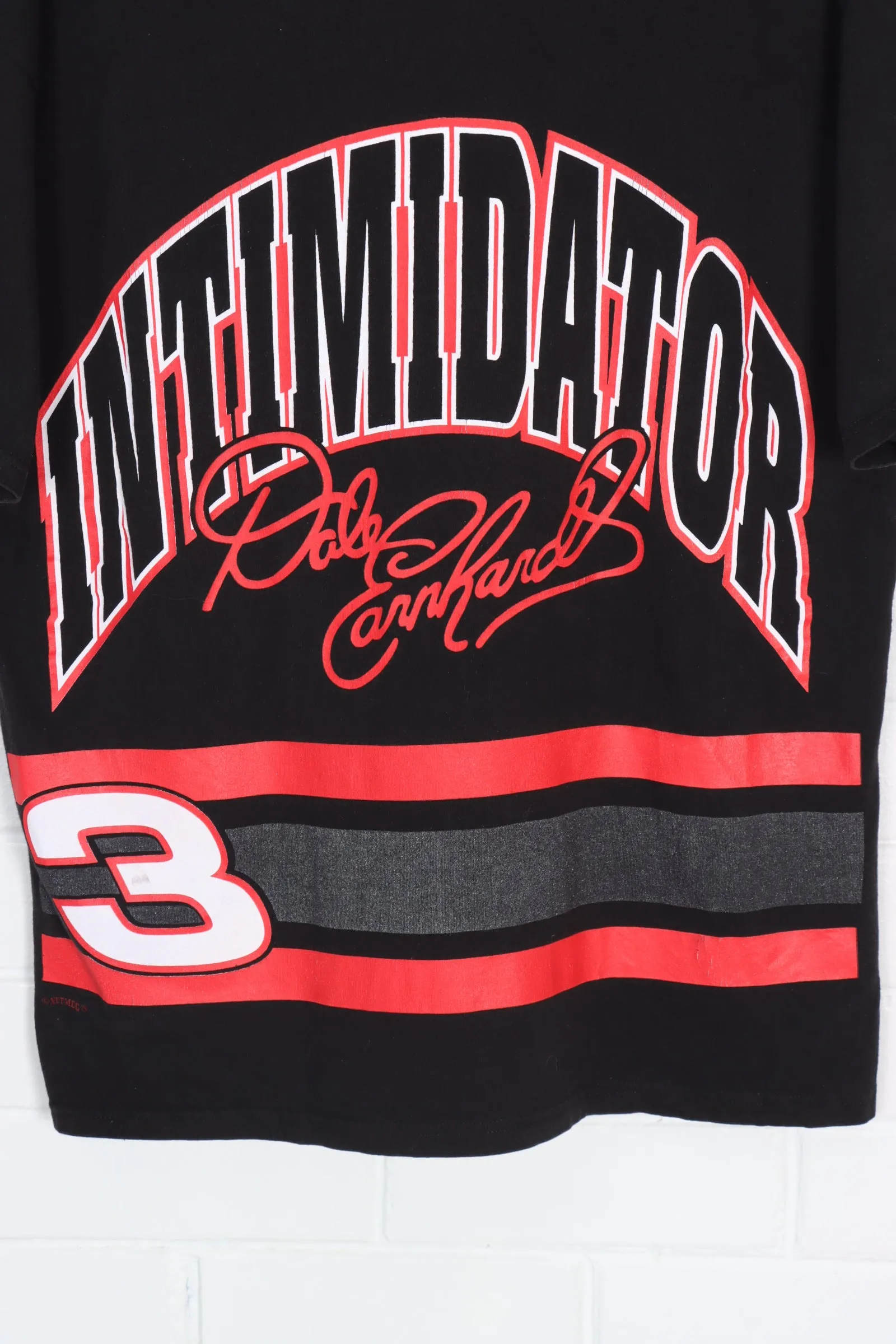 NUTMEG NASCAR 'Intimidator' Dale Earnhardt #3 All Over Tee (XL)