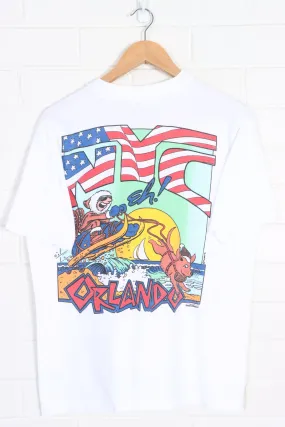 NYC Orlando 1991 Canadian Eh! Single Stitch Front Back T-Shirt Canada Made (M)