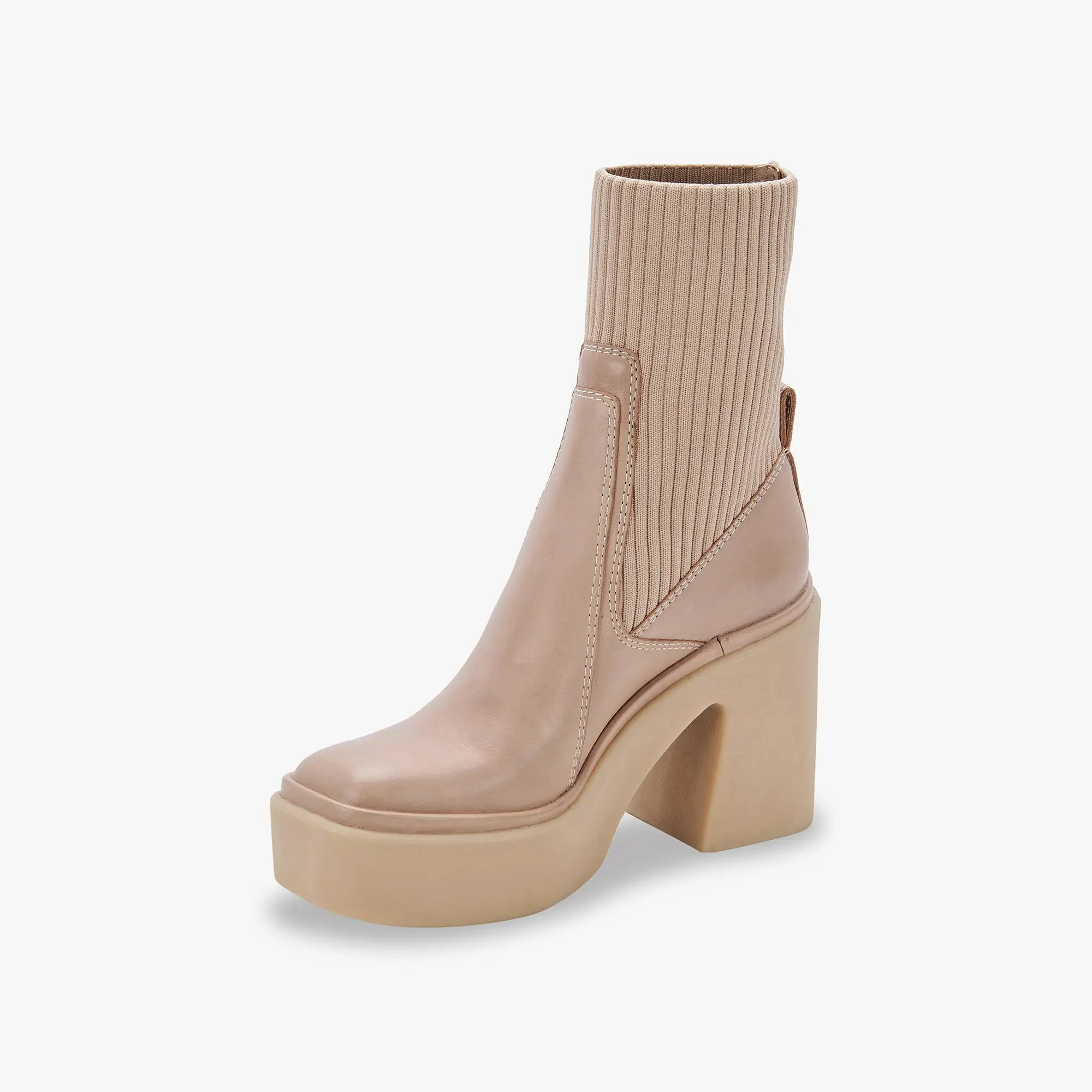 ODINA BOOTS TAUPE LEATHER