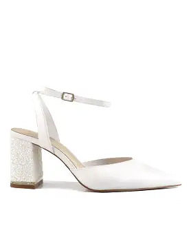 ODYSSEY - POINTED CLOSED TOE BRIDAL HEELS