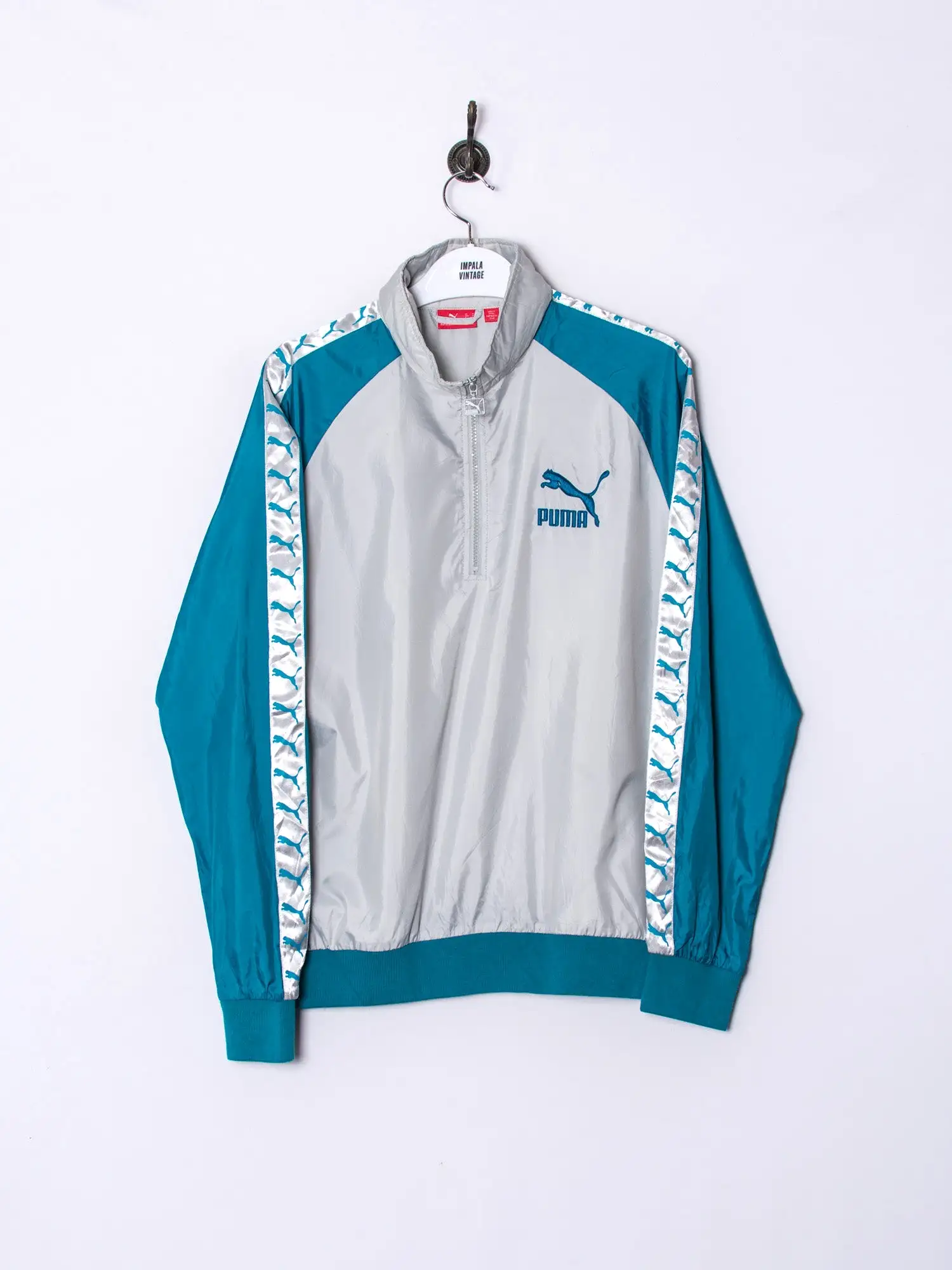 Puma Grey & Blue Shell Jacket