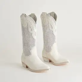 RANCH BOOTS IVORY LEATHER