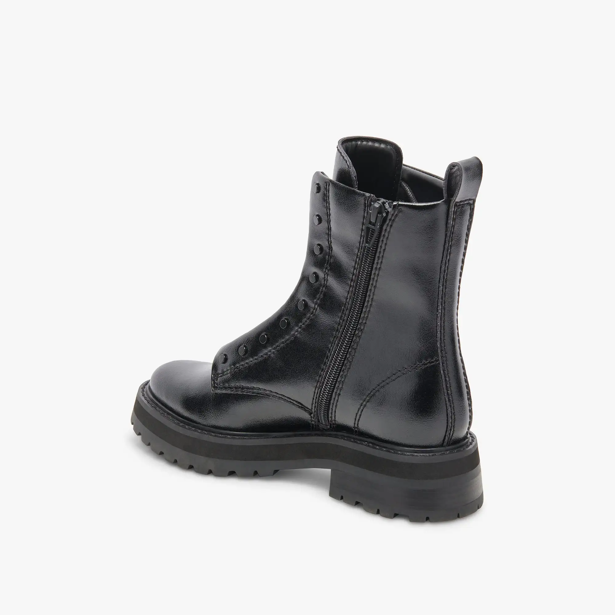 RANIER BOOTS MIDNIGHT CRINKLE PATENT