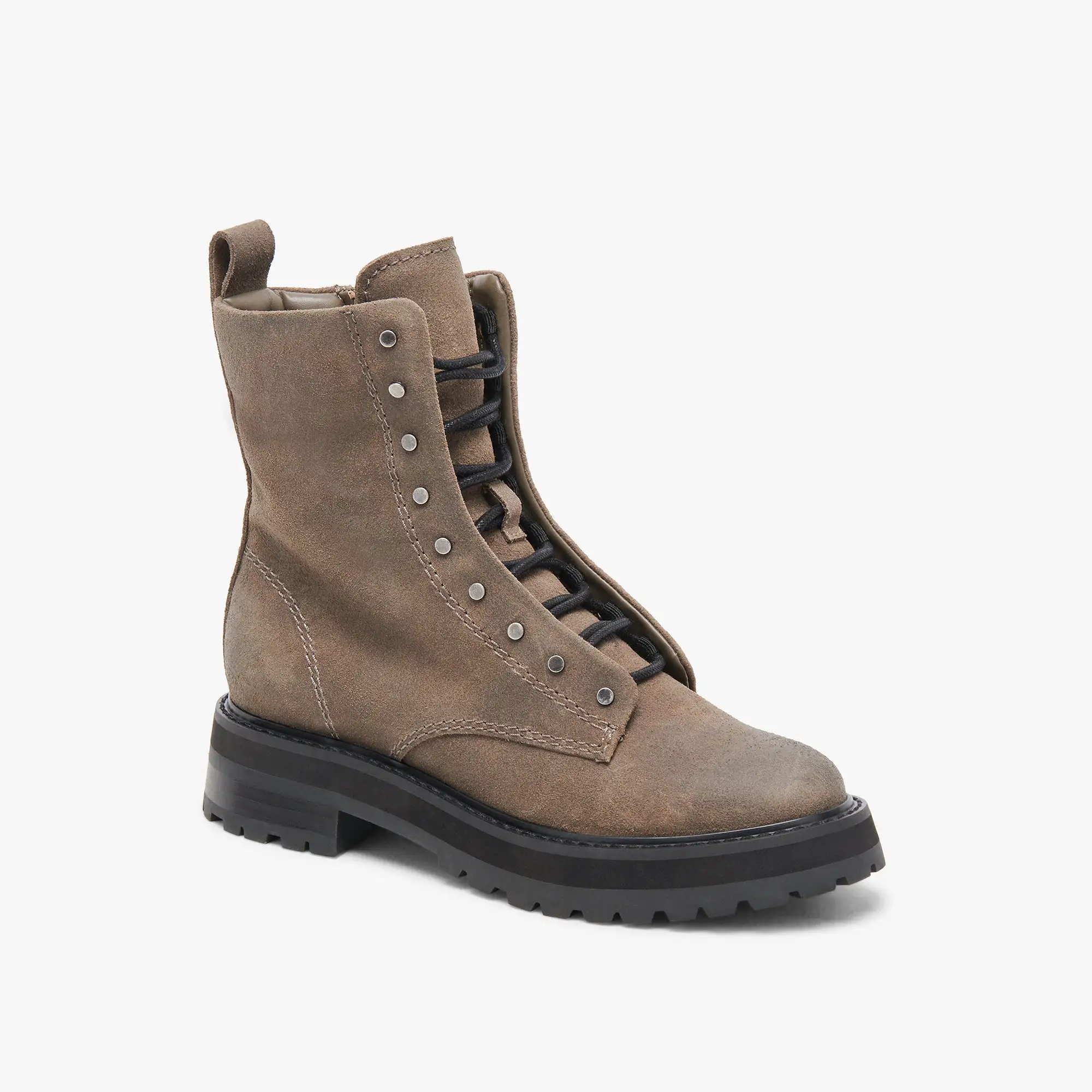 RANIER BOOTS OLIVE SUEDE