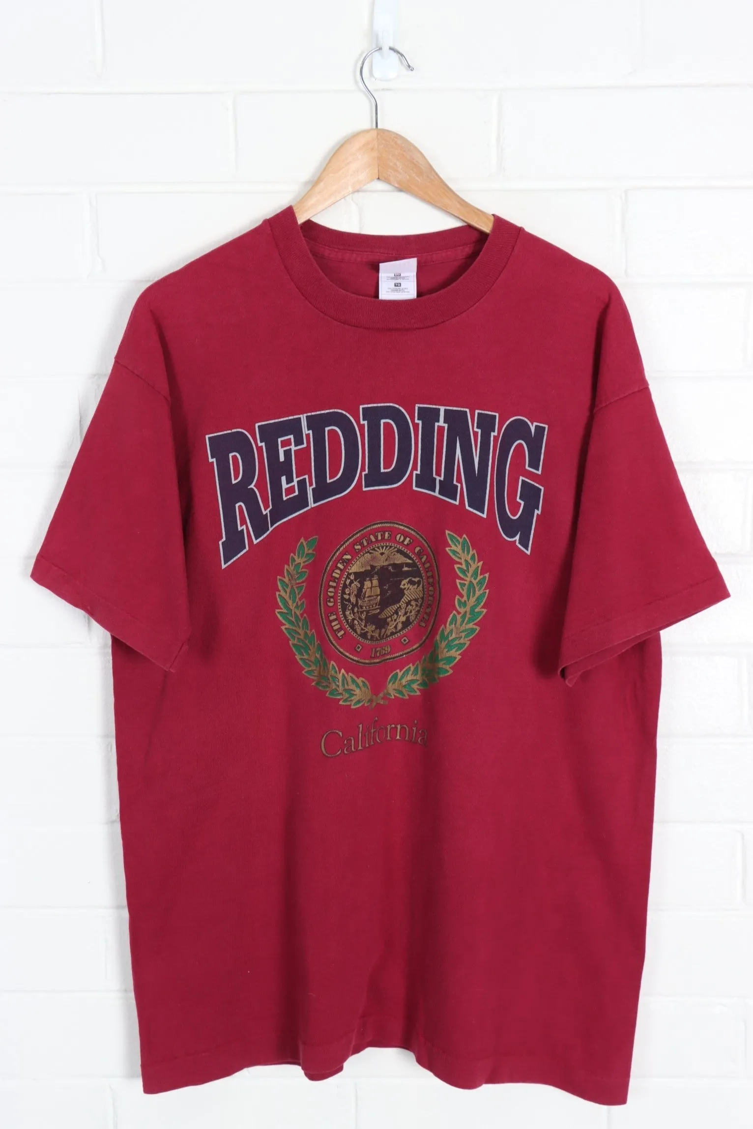 Redding California State USA Made Destination Tee (XL)