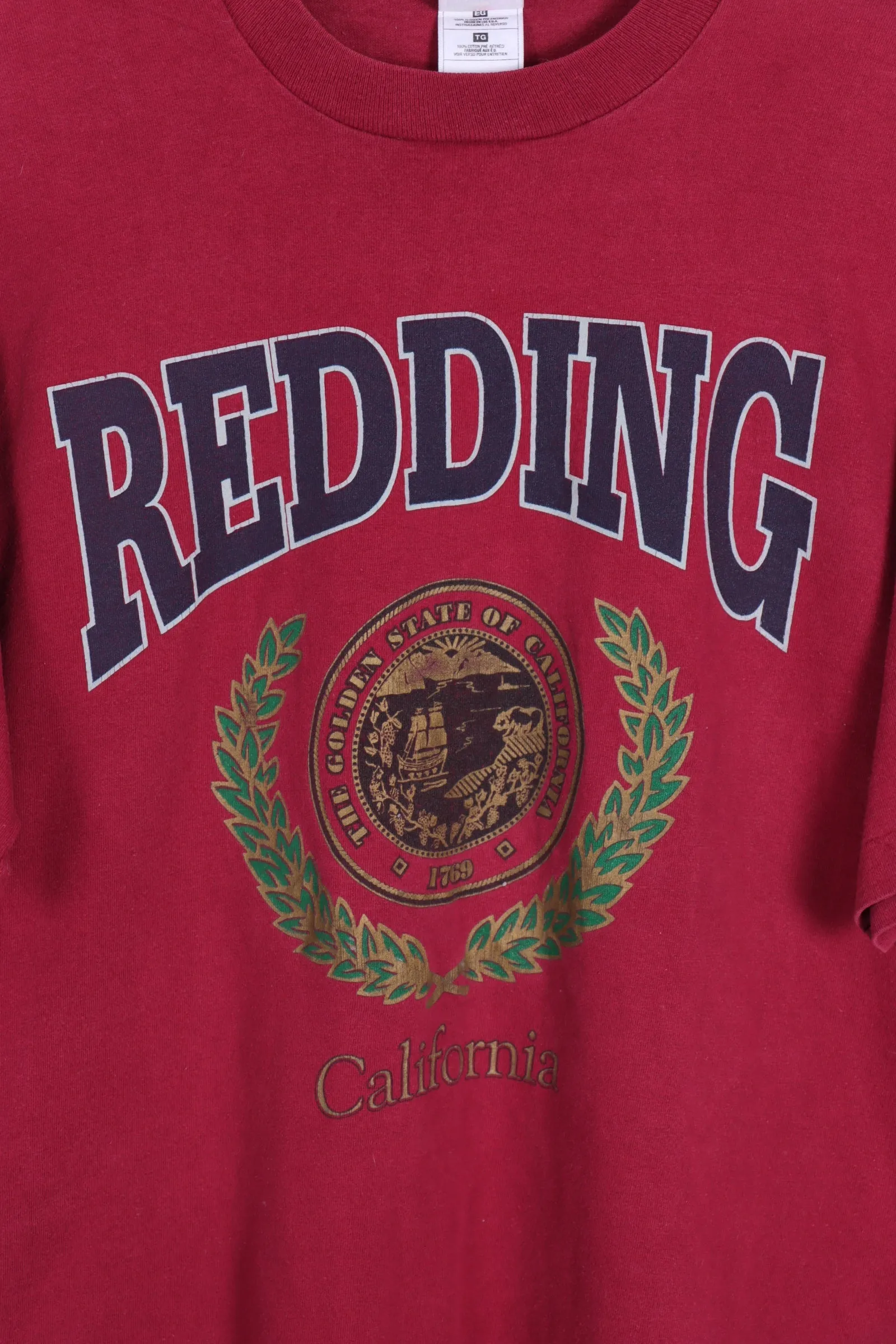 Redding California State USA Made Destination Tee (XL)