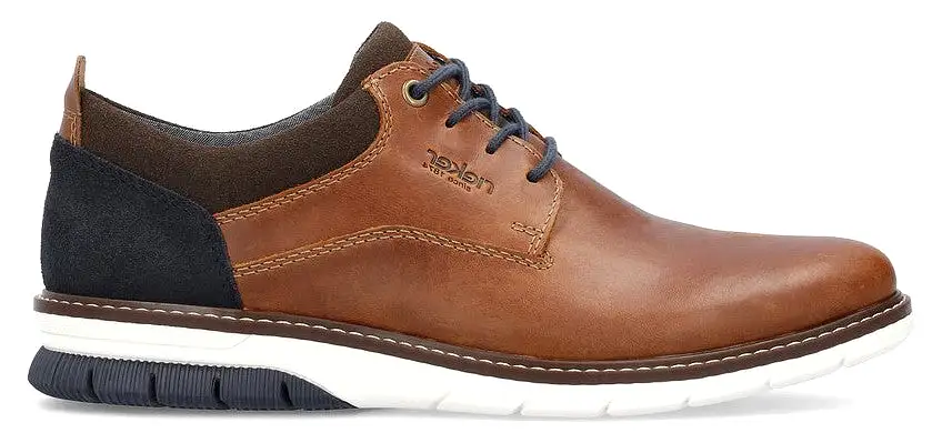 Rieker 14405-24 Mens Leather Lace Up Shoe