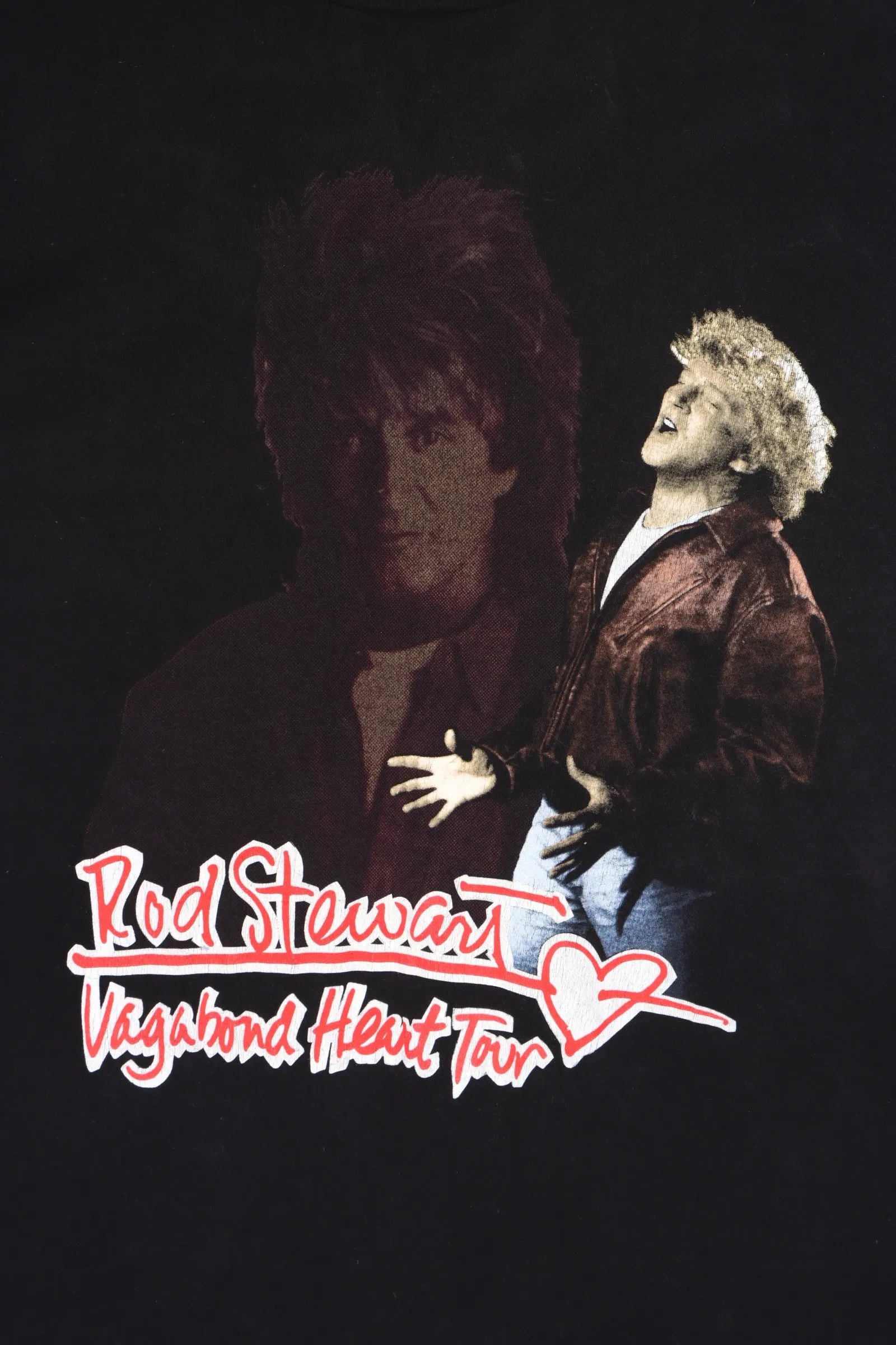 Rod Stewart 1991 1992 Vagabond Heart Tour Single Stitch T-Shirt (L)