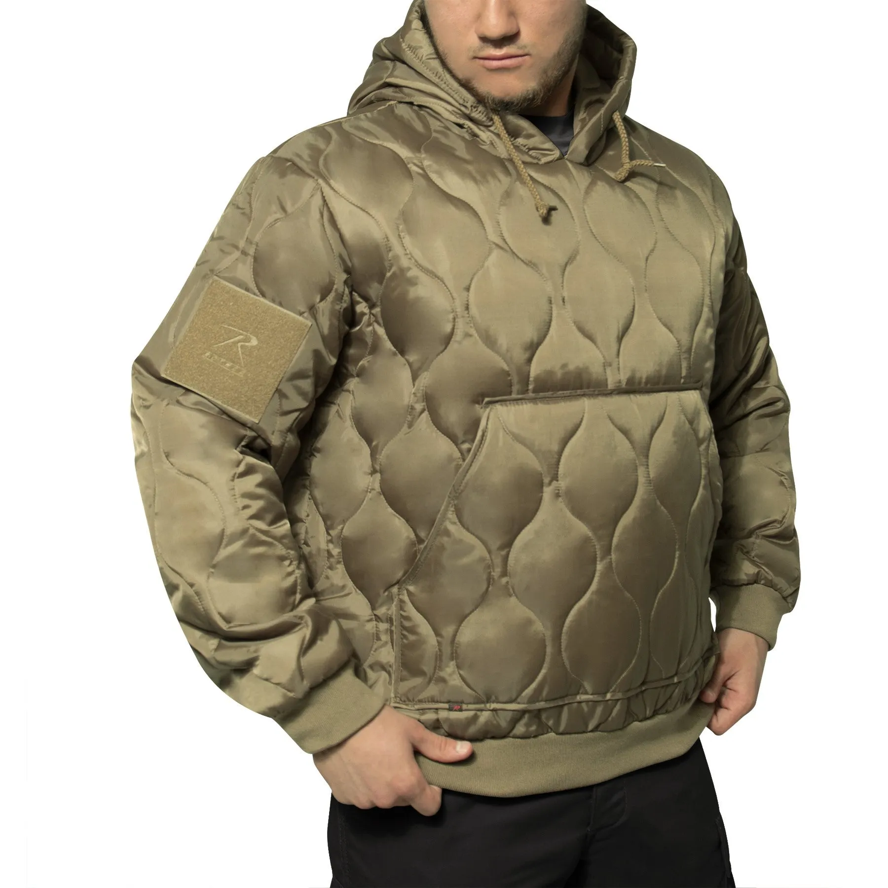 Rothco Mens Quilted Woobie Hoodie - Size 2XL