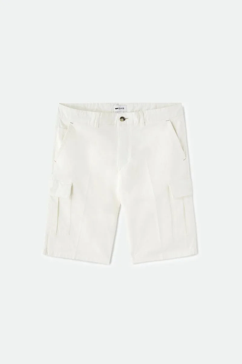 Shorts cargo uomo Bianco