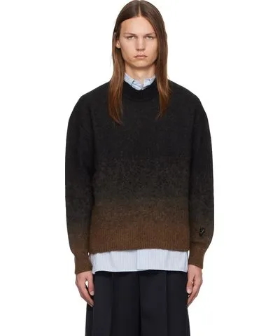 Simone Rocha Black & Brown Relaxed Sweater