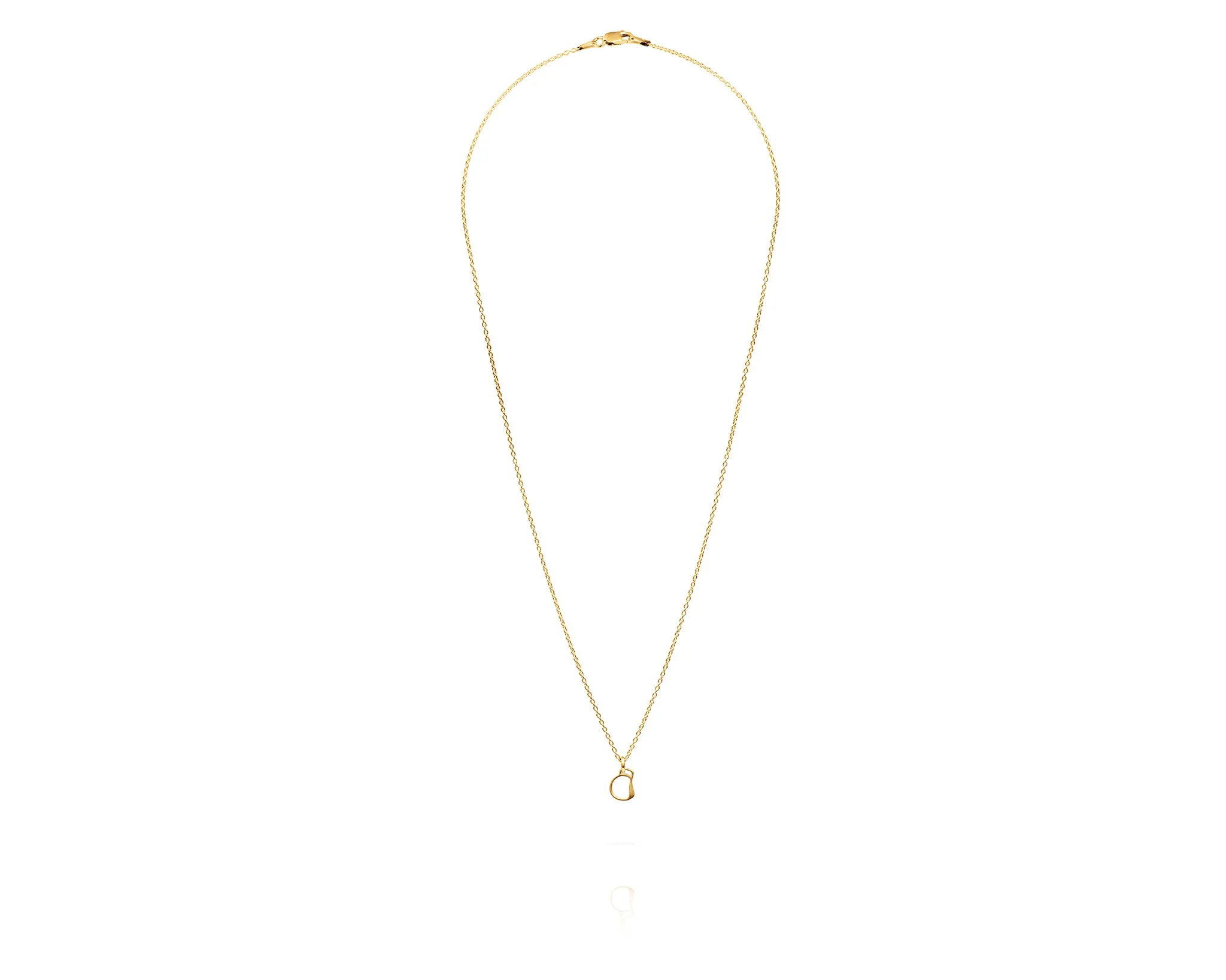 Small Cheval Bit Charm Necklace | Gold