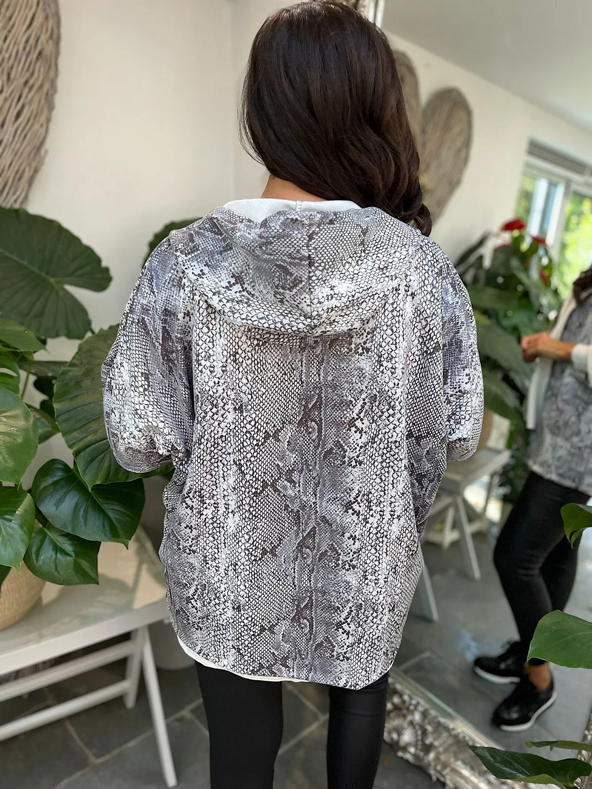 Snake Print Zip Jacket Rosie