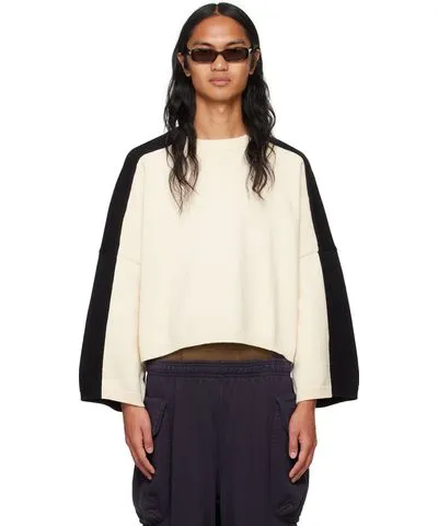 SPENCER BADU Black Split Sweater