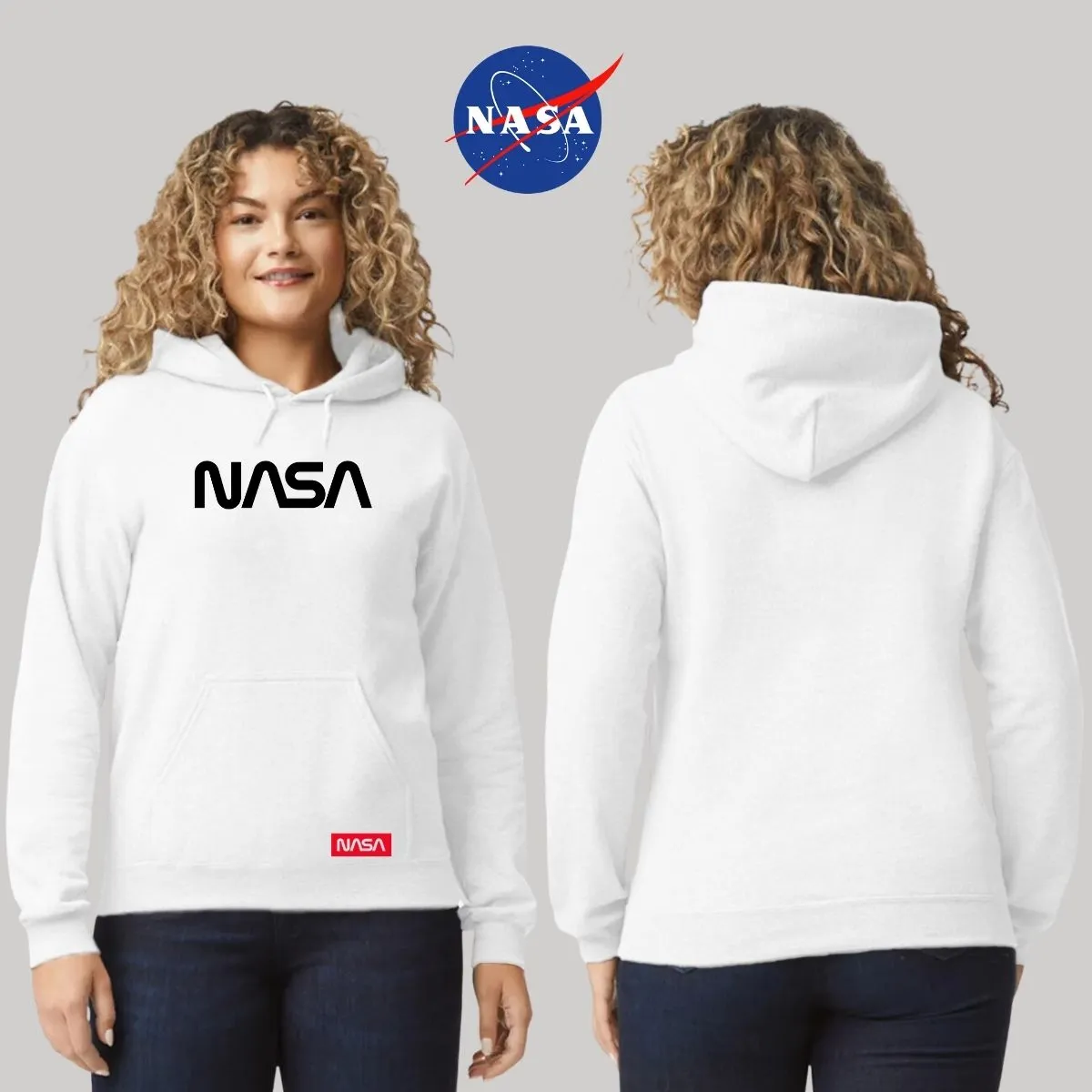 Sudadera para Mujer Hoodie Nasa Worm Mono